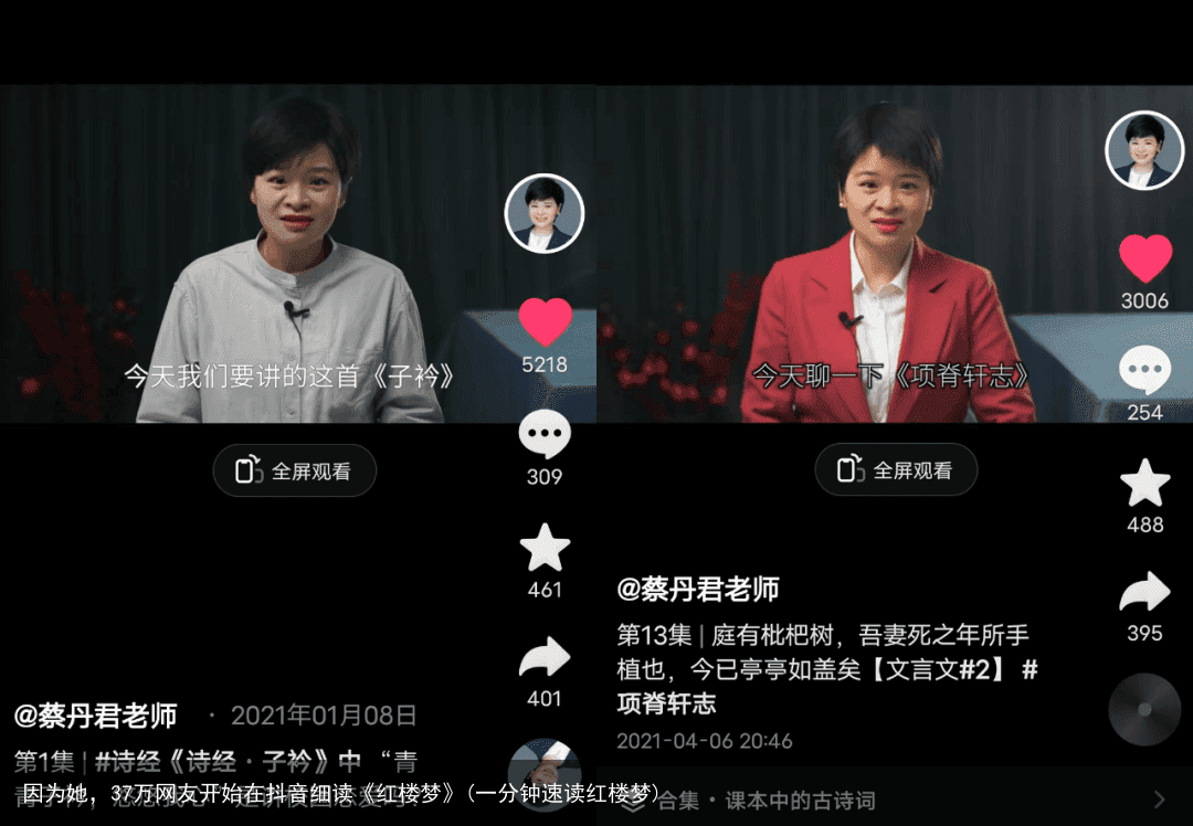 因为她，37万网友开始在抖音细读《红楼梦》(一分钟速读红楼梦)
