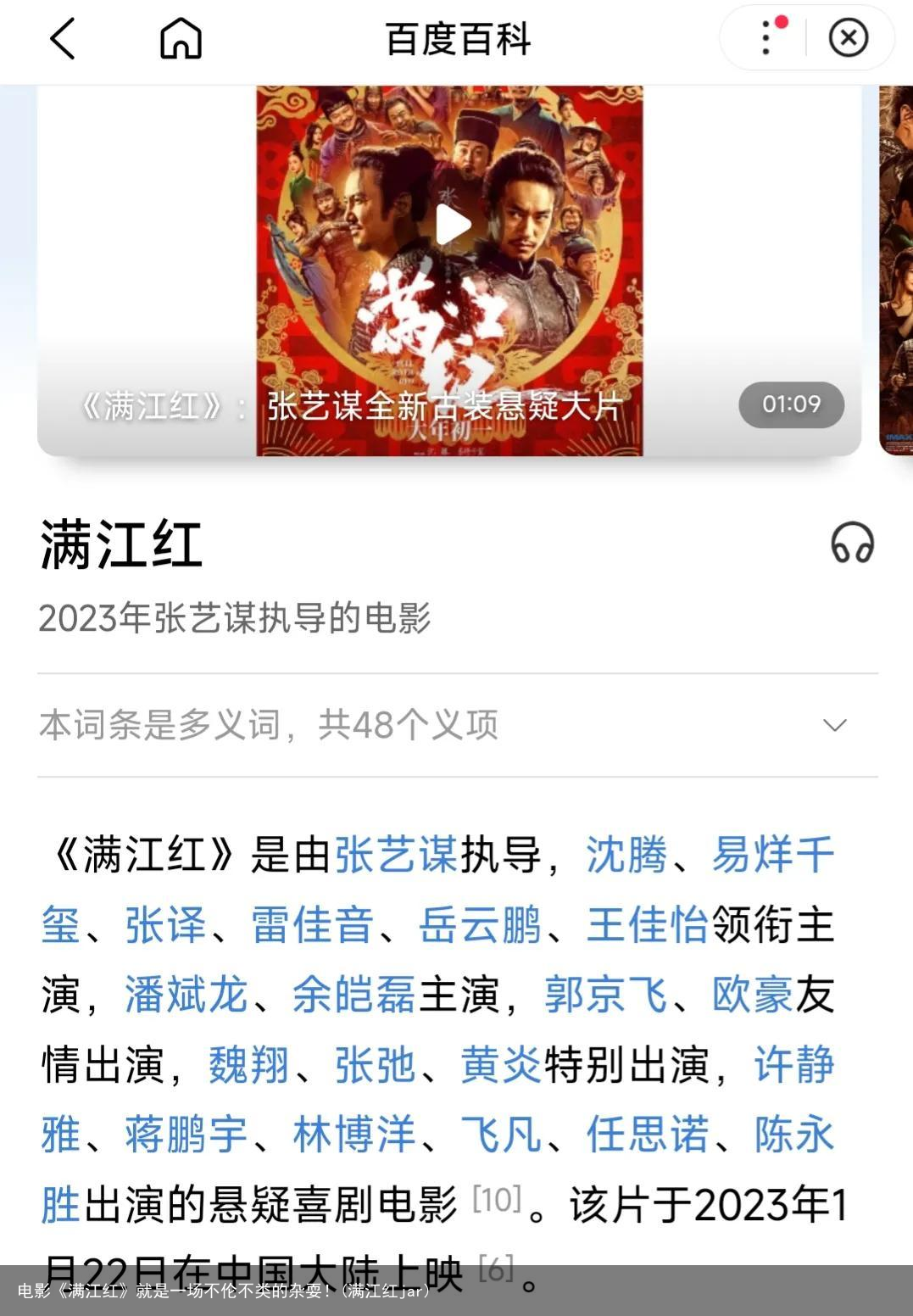 电影《满江红》就是一场不伦不类的杂耍！(满江红jar)