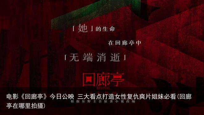 电影《回廊亭》今日公映 三大看点打造女性复仇爽片姐妹必看(回廊亭在哪里拍摄)